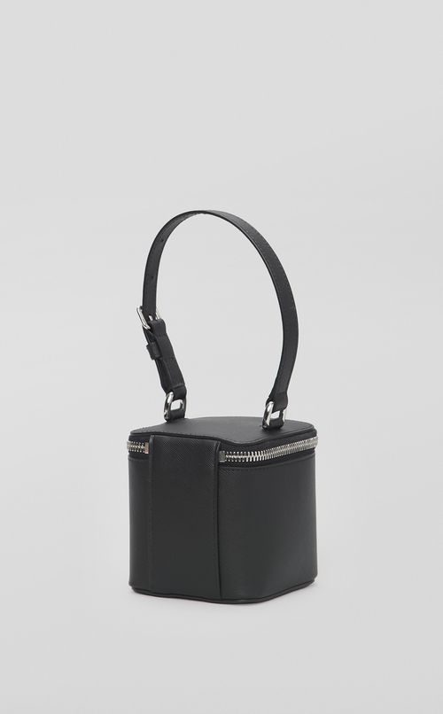 マイクロキューブレザーハンドバッグ