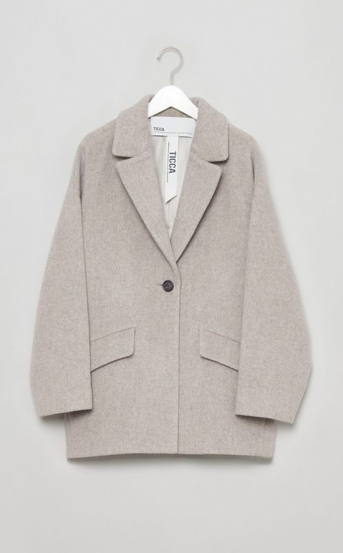 ウールジャケットコート