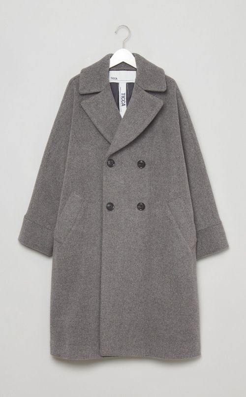 ウールダブルテントコート