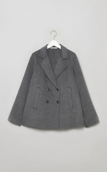 ダブルフェイスリバーショートコート