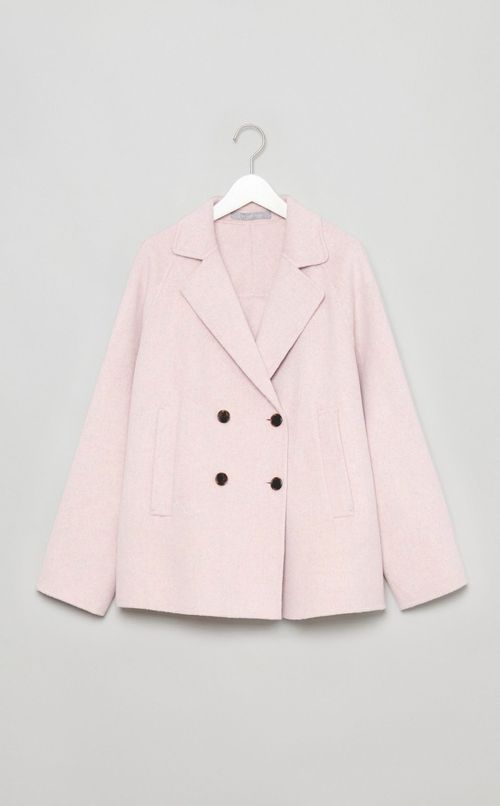 ダブルフェイスリバーショートコート