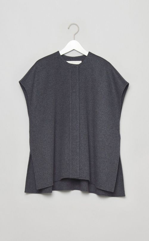 ウールダブルフェイスジレ