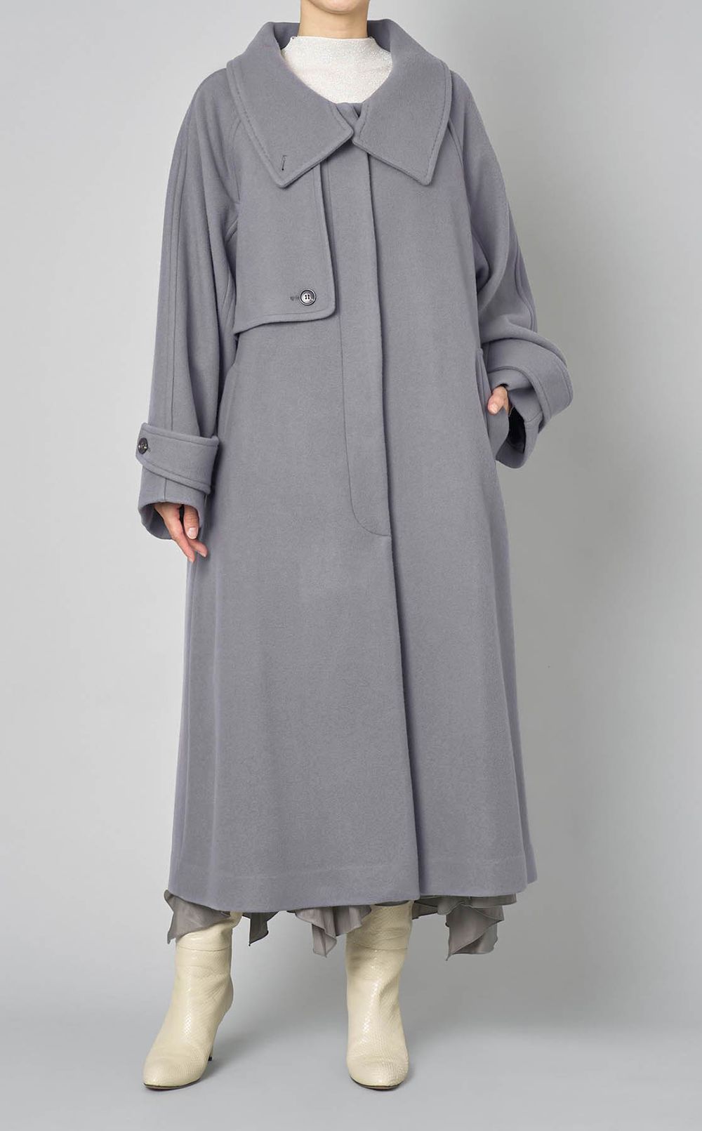 ウールリバーバルマカンコート