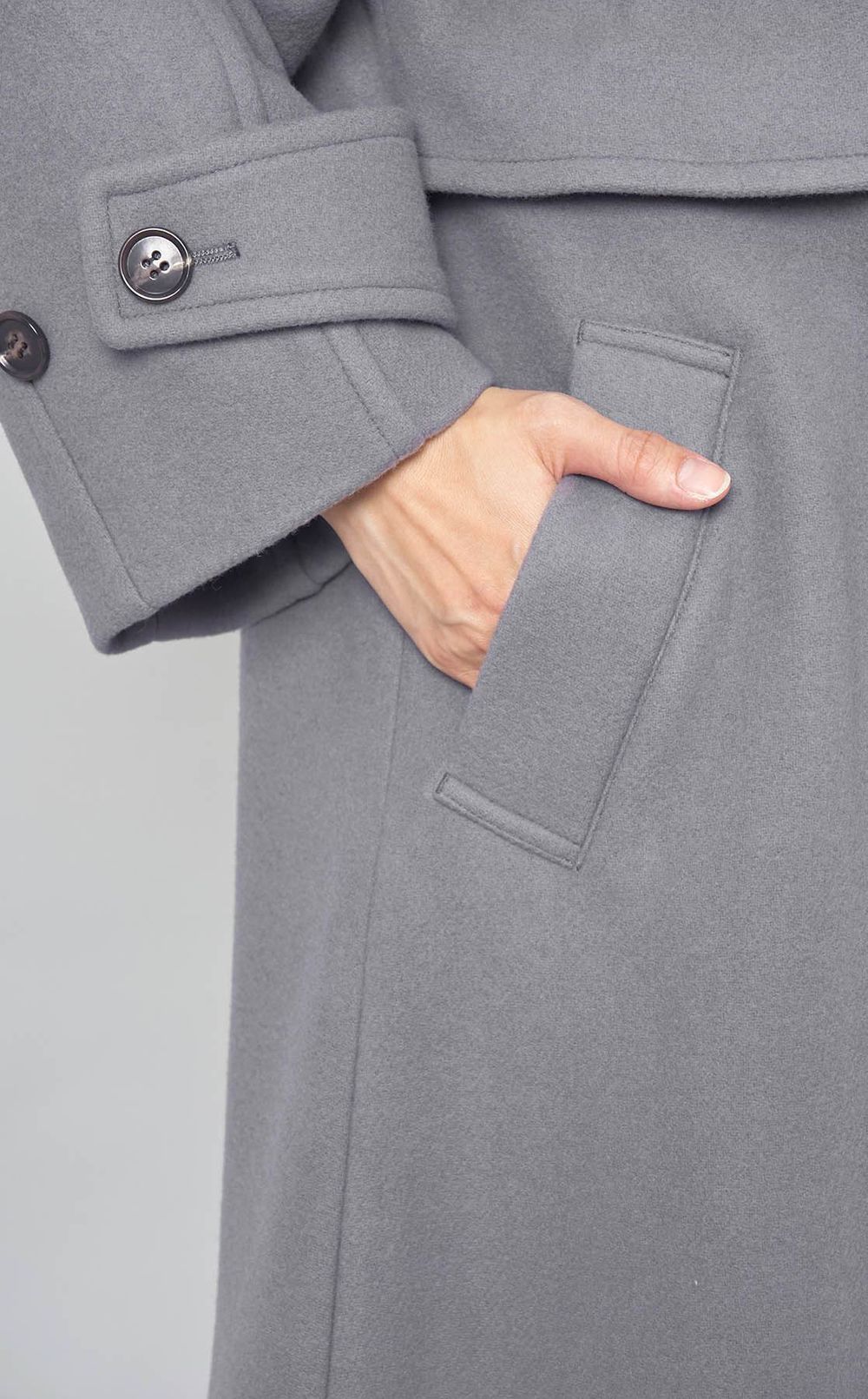 ウールリバーバルマカンコート