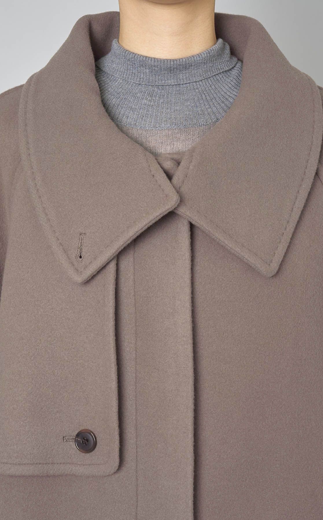 FRAY I.D｜ウールリバーバルマカンコート