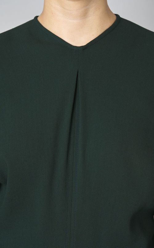 ロングスリーブドレープワンピース