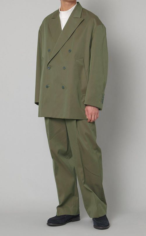 コットンギャバダブルジャケット