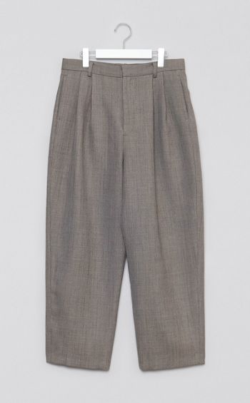 ウールリバー2タックパンツ