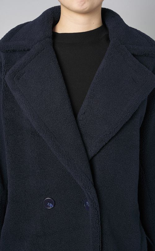 ボアコクーンコート