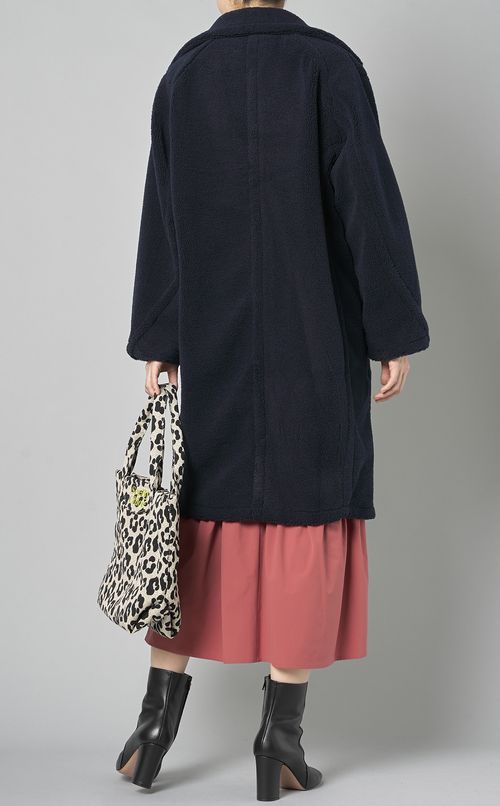 ボアコクーンコート