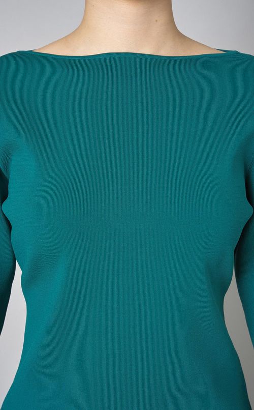 フレアスリーブニットプルオーバー