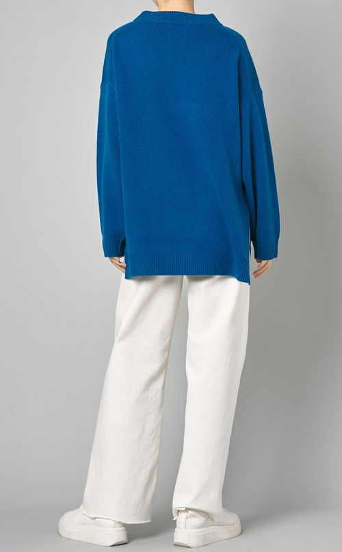 ラムミックスニットプルオーバー