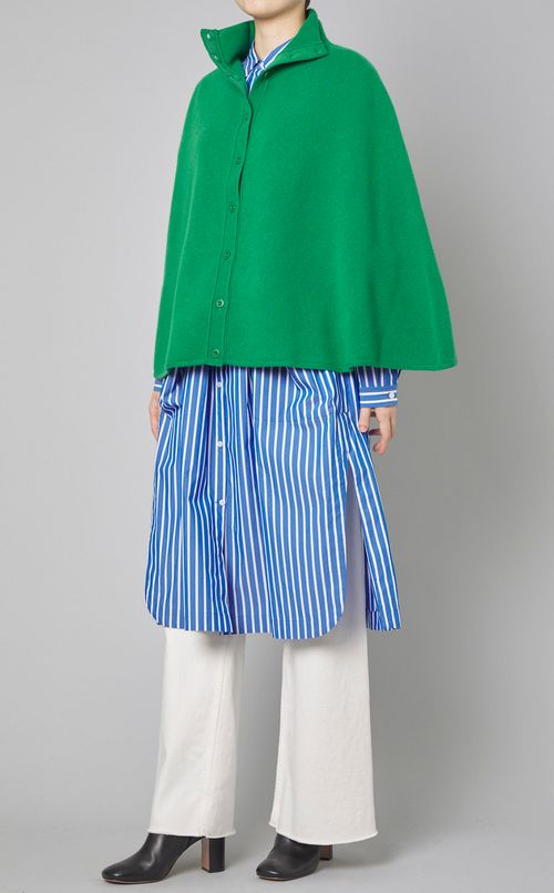 ストライプロングシャツ