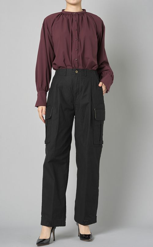 オールウェザーギャザーブラウス