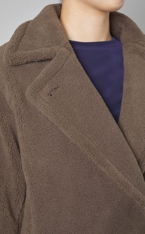 ボアコクーンコート