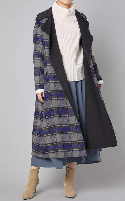 リバーシブルマキシコート