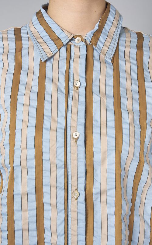 ストライプロングスリーブシャツ