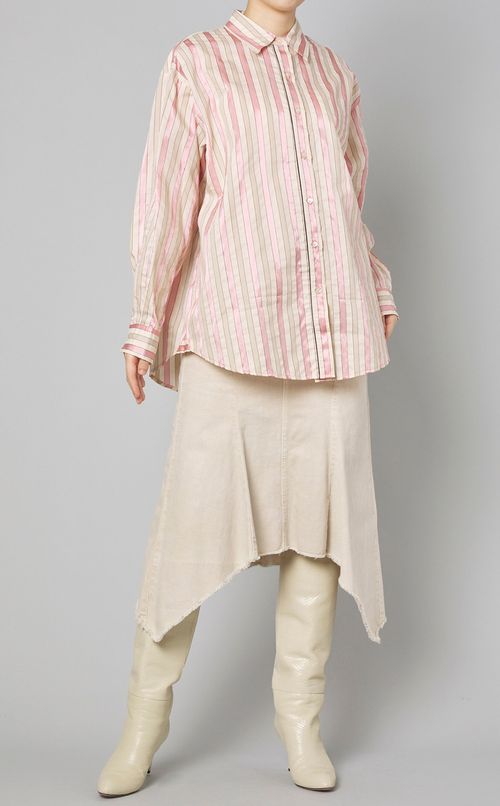 ストライプロングスリーブシャツ