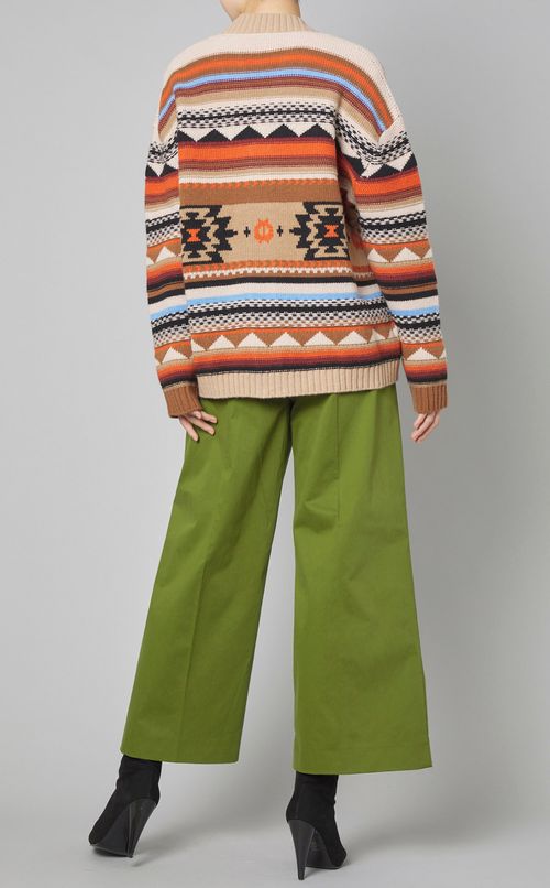 ミックスカラーフリンジカーディガン