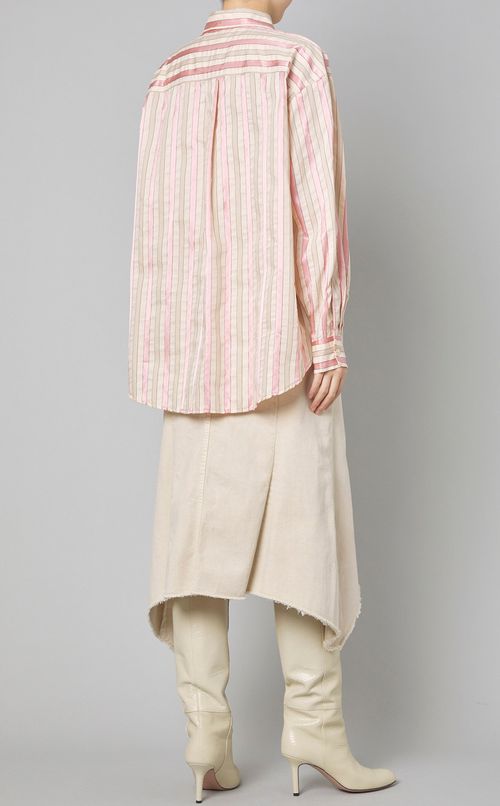 ストライプロングスリーブシャツ