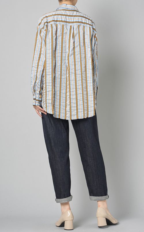 ストライプロングスリーブシャツ