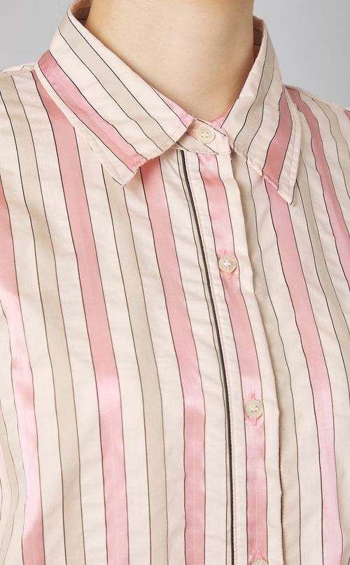 ストライプロングスリーブシャツ