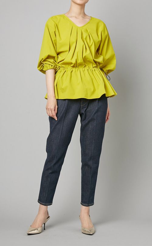 2wayタフタブラウス