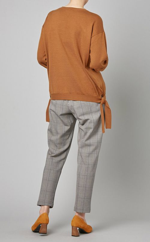 ボリュームスリーブニットプルオーバー