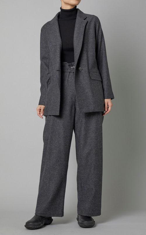 ベルテッドツイードパンツ