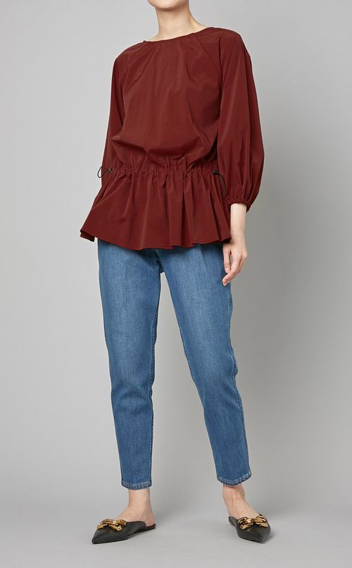 2wayタフタブラウス