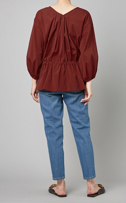 2wayタフタブラウス