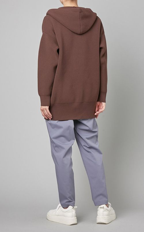 ダブルジップニットパーカー