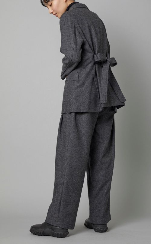 ベルテッドツイードジャケット