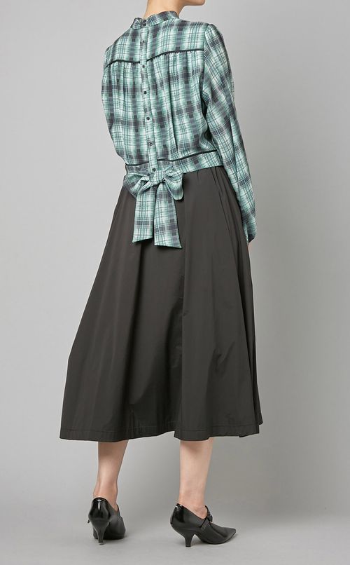 オーセンティックチェックブラウス