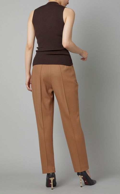 モックネックニットプルオーバー