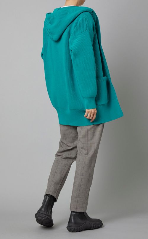 ダブルジップニットパーカー