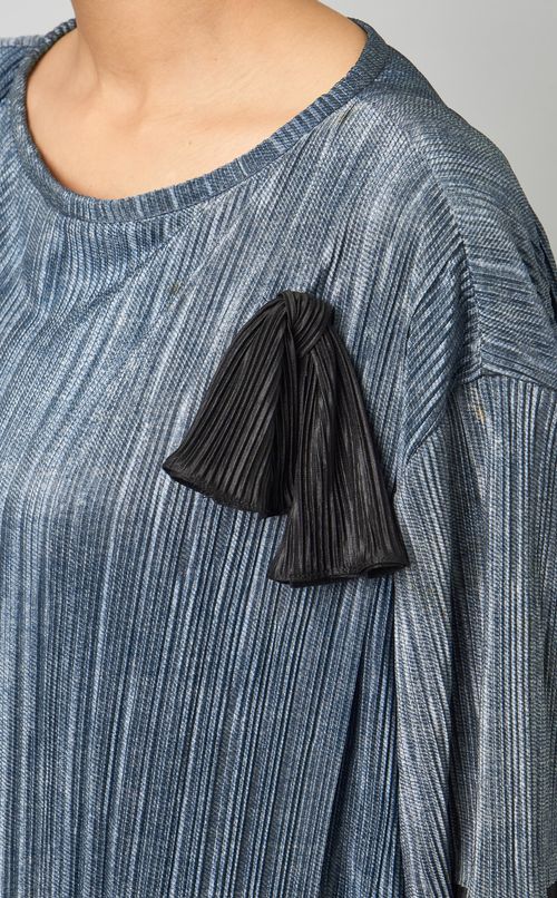 プリーツレイヤードワンピース