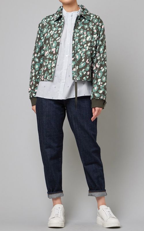 マルチプリントショートブルゾン