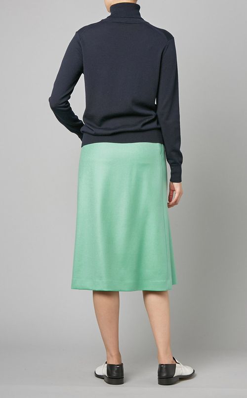 ストレッチミディラップスカート