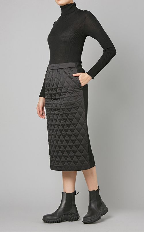 コンビネーションキルティングスカート