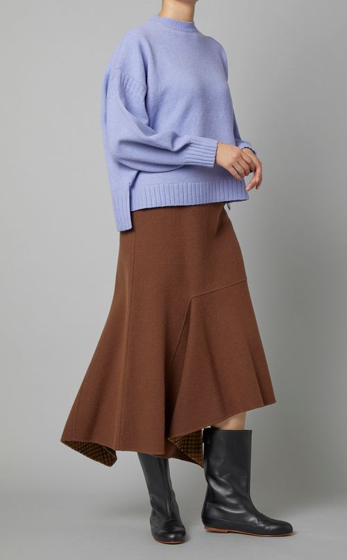 アシンメトリーフレアスカート