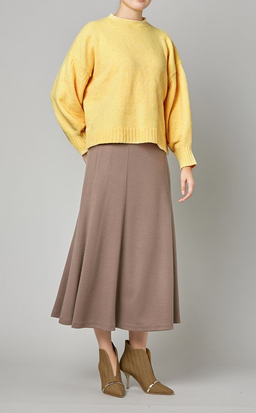 ショートワイドニットプルオーバー