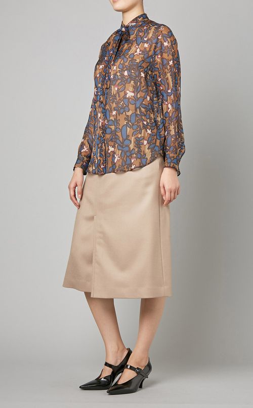 ストレッチミディラップスカート