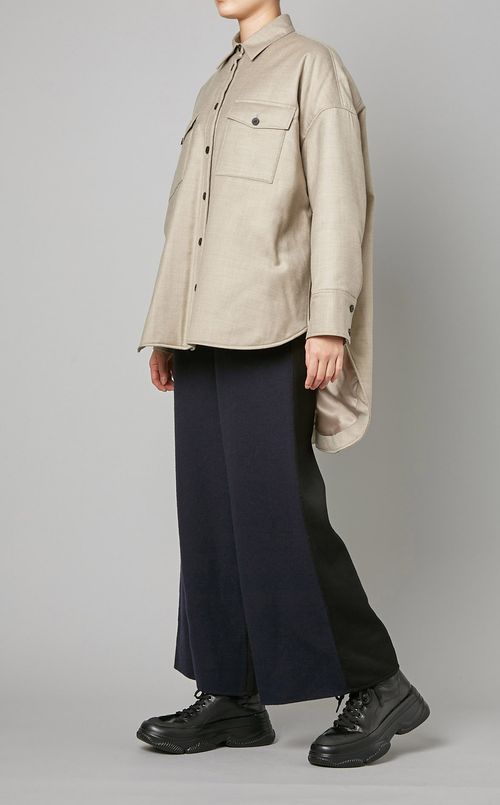 中綿ビッグポケットオーバーシャツ