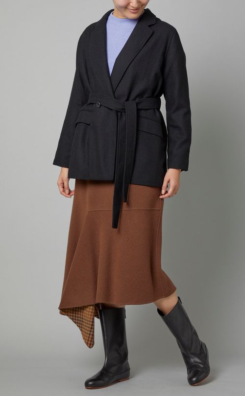 アシンメトリーフレアスカート