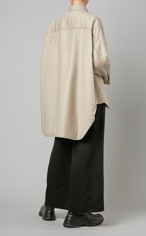 中綿ビッグポケットオーバーシャツ