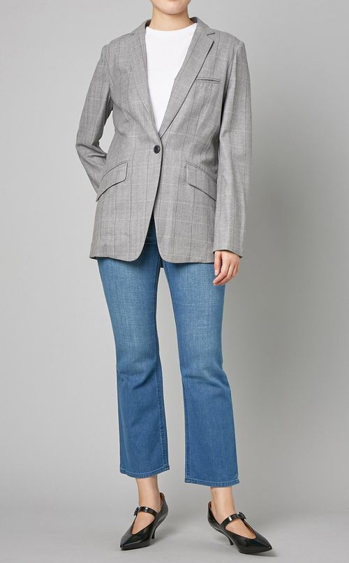 ハイライズフレアデニムパンツ