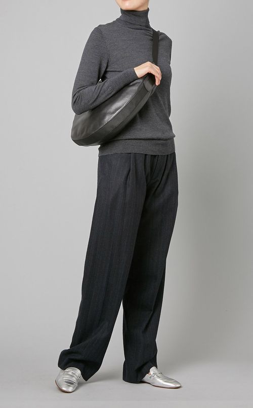 ウールピンストライプパンツ