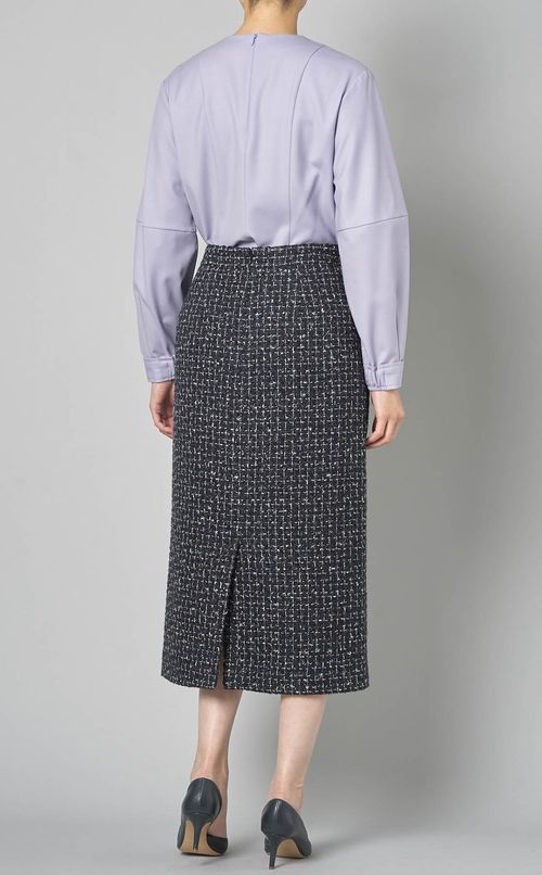 ツイードペンシルスカート