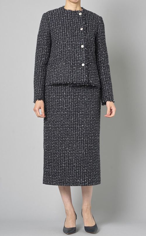 ツイードペンシルスカート